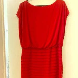Adrianna Papell red dress size 16